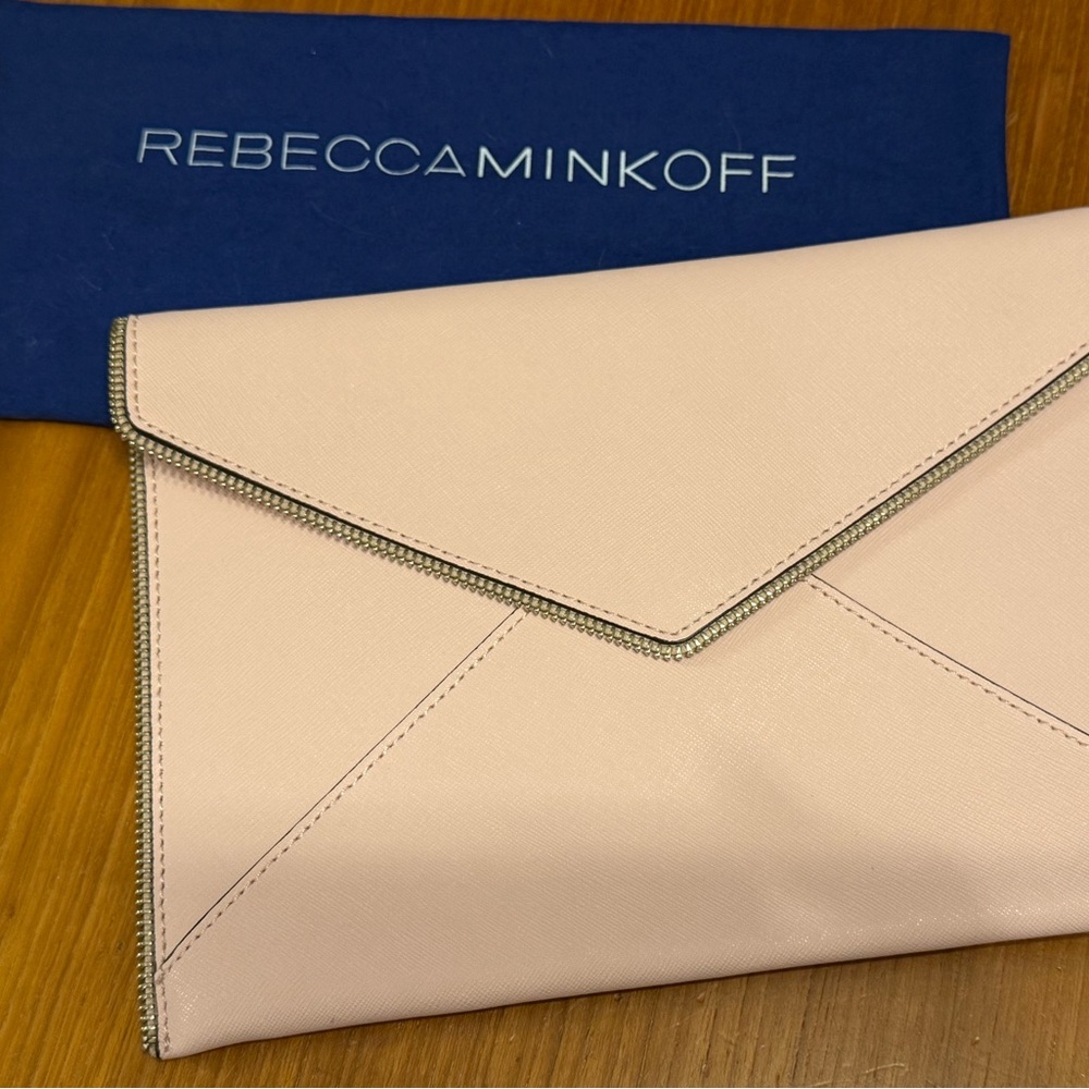 Rebecca Minkoff Blush Envelope Clutch - Picture 1 of 5